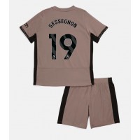 Echipament fotbal Tottenham Hotspur Ryan Sessegnon #19 Tricou Treilea 2023-24 pentru copii maneca scurta (+ Pantaloni scurti)